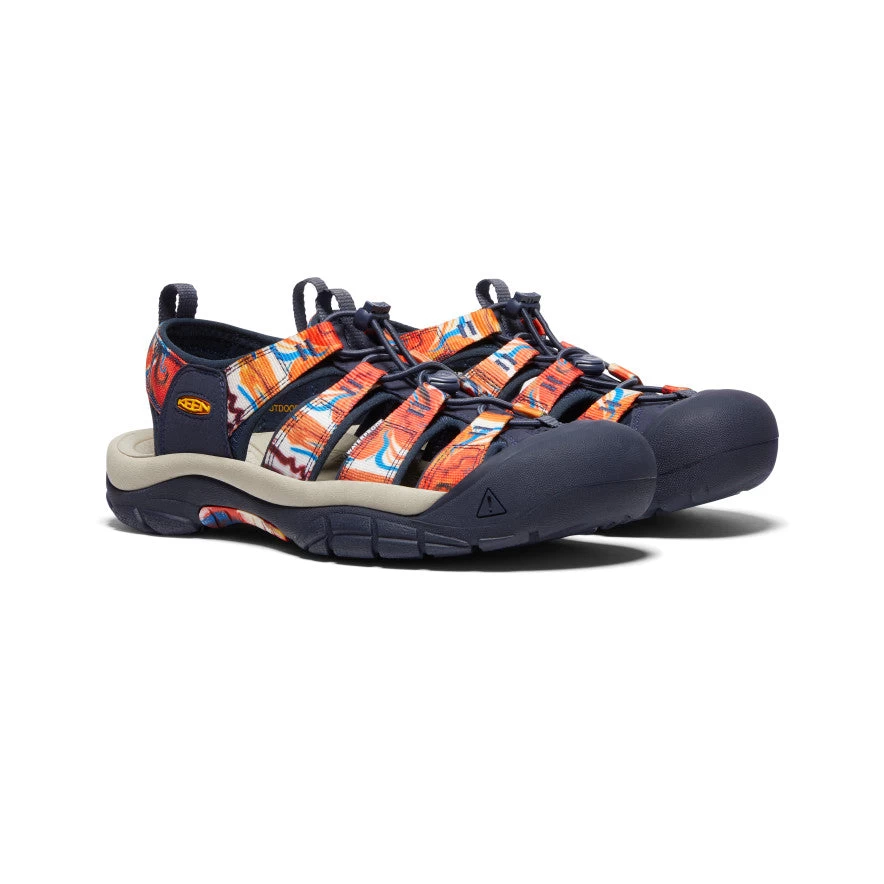Keen Men's Newport X Outdoor Afro | Groovy Orange/Navy - Image 2