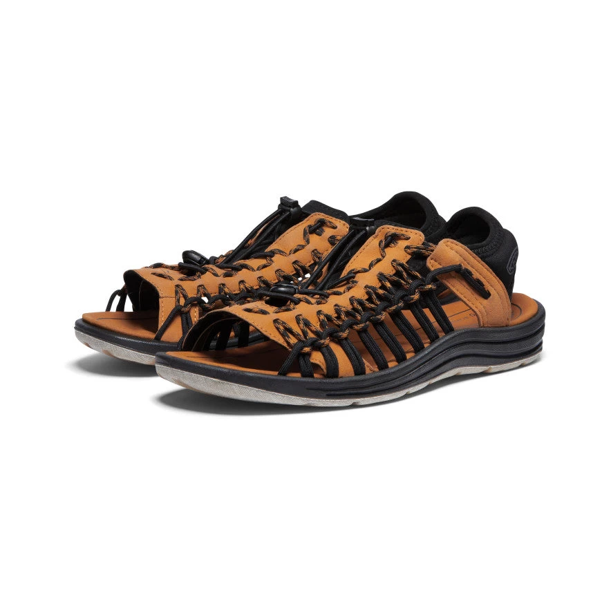 Keen Men's UNEEK II Open Toe | Black/Curry - Image 2