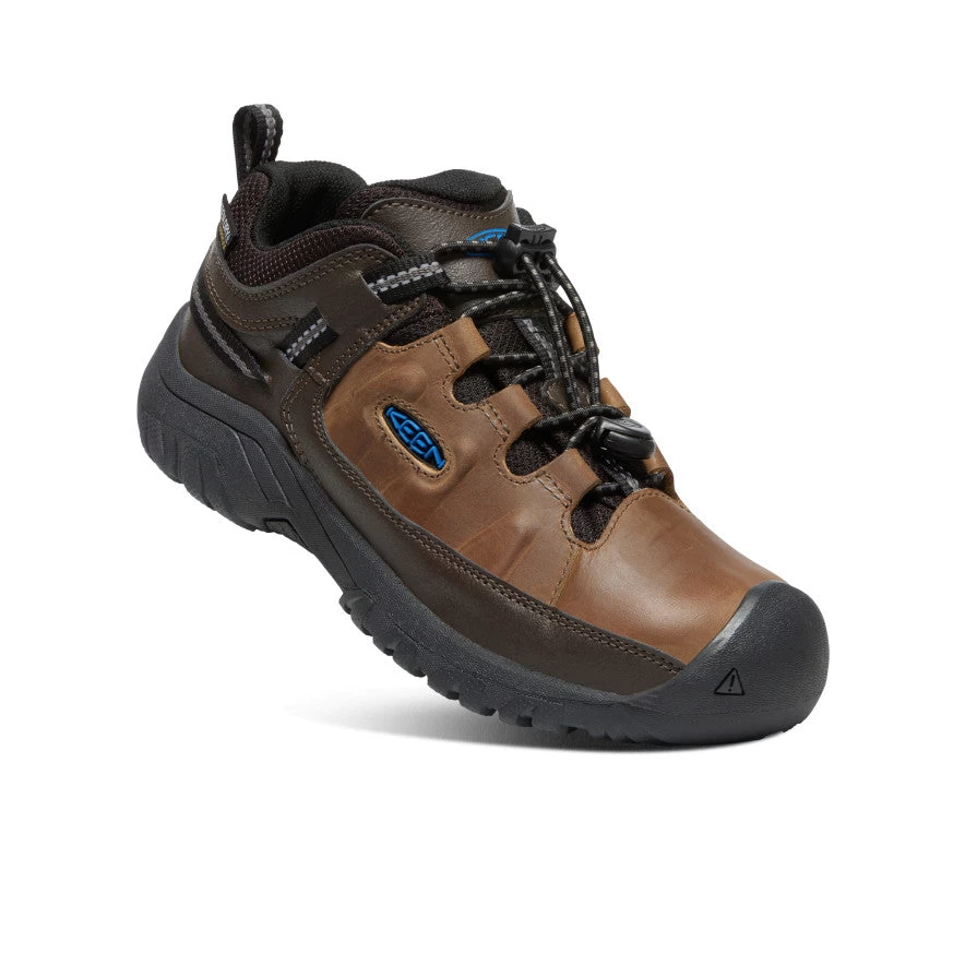 Keen Big Kids' Targhee Waterproof Shoe | Coffee Bean/Bison - Image 3