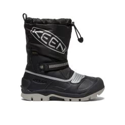 Keen Big Kids' Snow Troll Waterproof Boot | Black/Silver