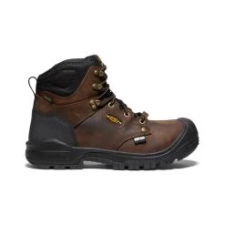 Keen Men's Independence 6" Insulated Waterproof Boot (Carbon-Fiber Toe) | Dark Earth/Black
