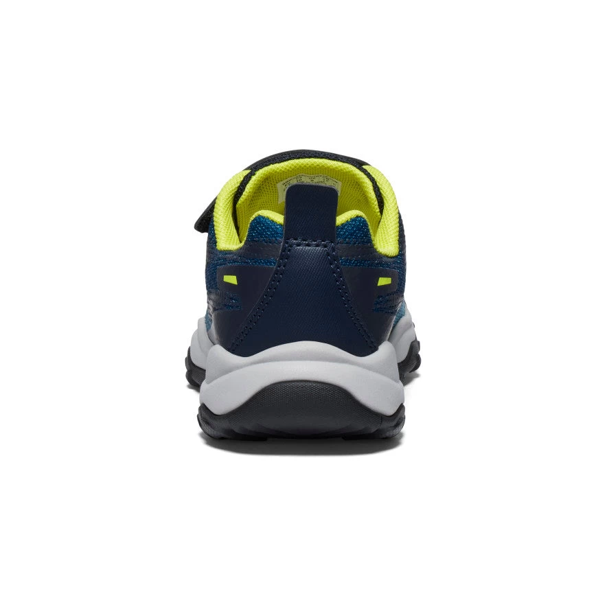Keen Little Kids' Wanduro Speed Hiking Shoe | Legion Blue/Evening Primrose - Image 5