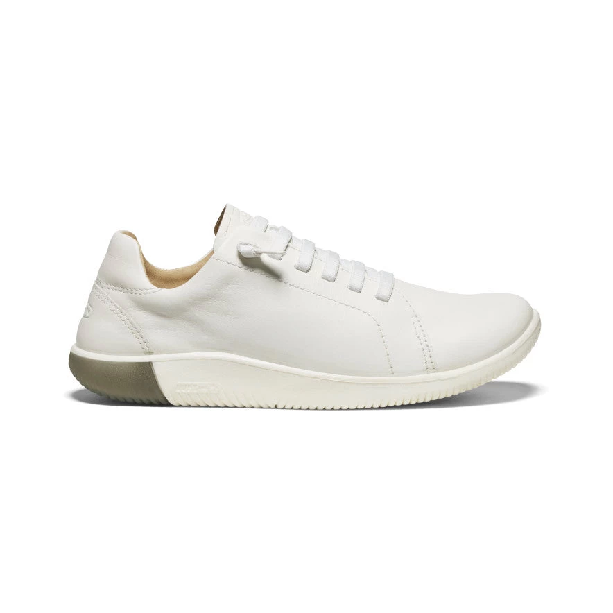 Keen Men's KNX Leather Sneaker | Star White/Star White