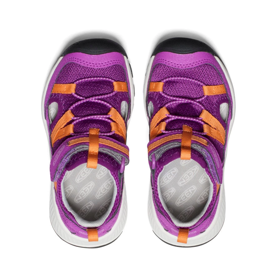 Keen Little Kids' Motozoa Sandal | Willowherb/Tangerine - Image 4