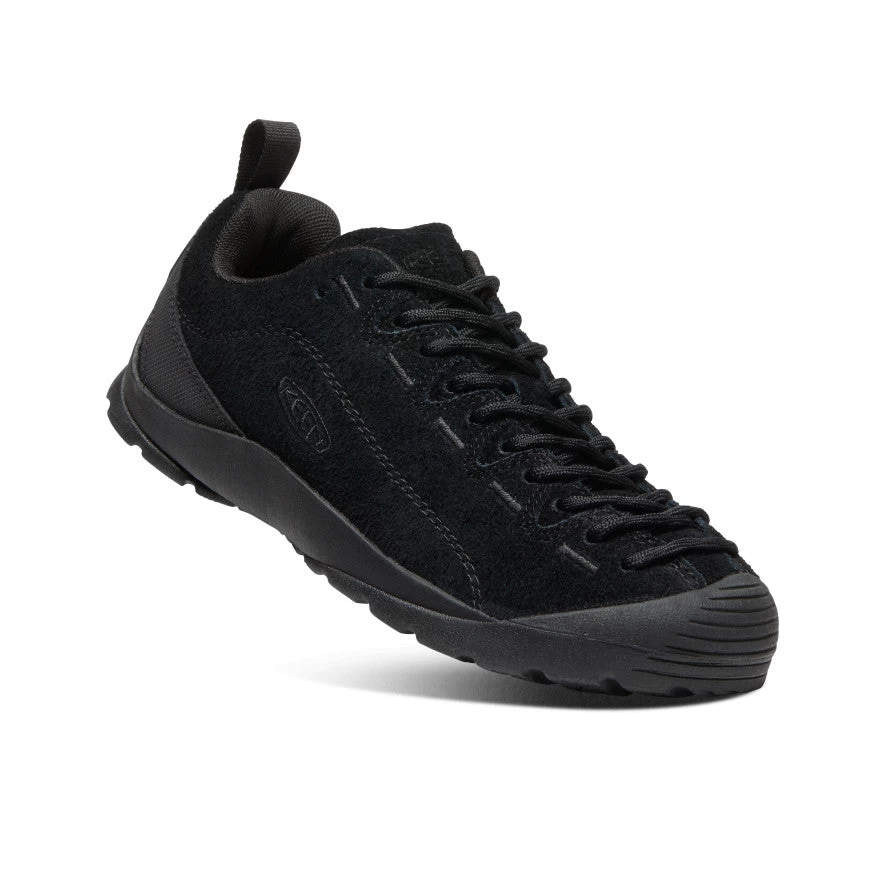 Keen Women's Jasper Suede Sneakers | Hairy Black/Black - Image 3