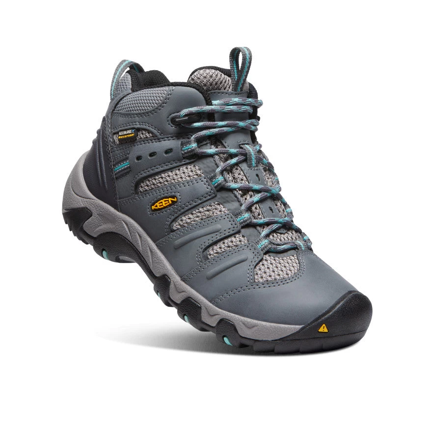 Keen Women's Koven Waterproof Boot | Steel Grey/Wasabi - Image 3