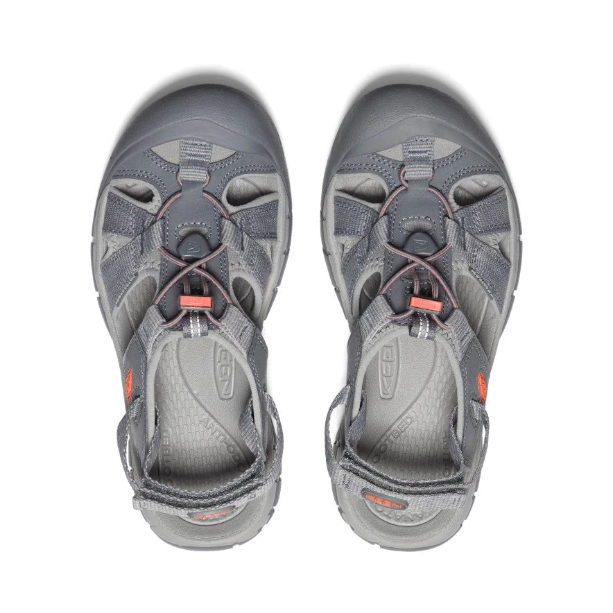 Keen Women's Ravine H2 Sandal | Steel Grey/Coral - Image 4