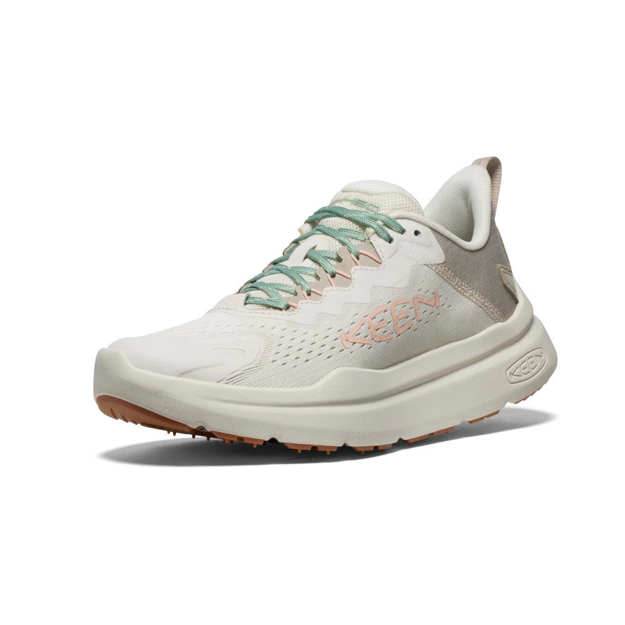 Keen Women's WK450 Walking Shoe | Birch/Peach Parfait - Image 3