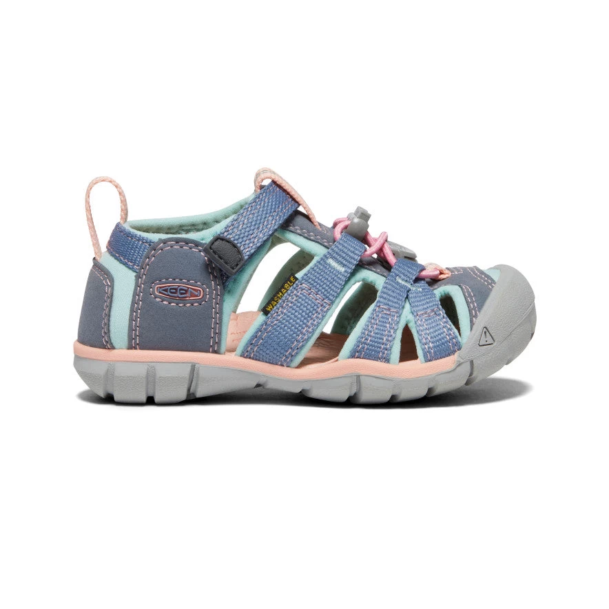 Keen Little Kids' Seacamp II CNX | Flint Stone/Ocean Wave