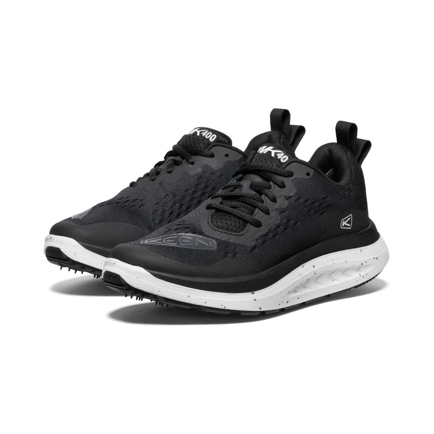 Keen Women's WK400 Walking Shoe | Black/White - Image 2