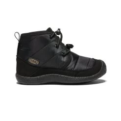 Keen Little Kids' Howser II Waterproof Chukka | Black/Black