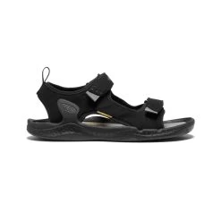 Keen Men's Drift Creek Two-Strap Sandal | Black/Steel Grey