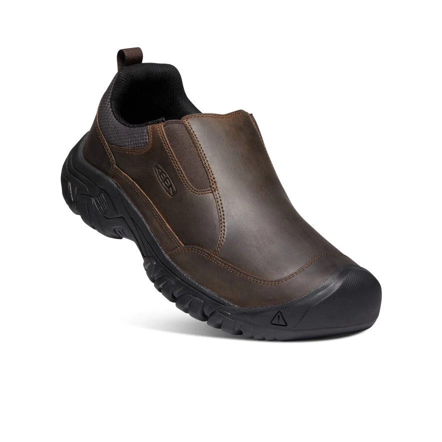 Keen Men's Targhee III Wide Slip-On | Dark Earth/Mulch - Image 3