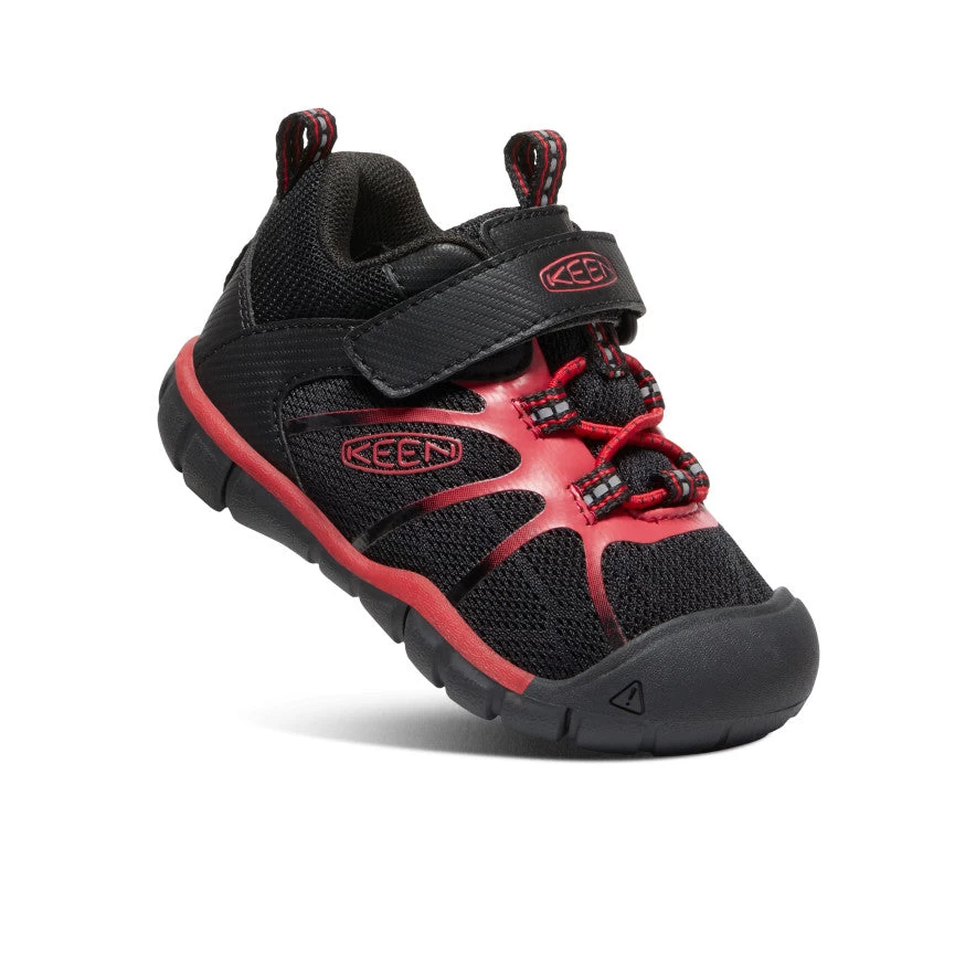 Keen Toddlers' Chandler 2 CNX Sneaker | Black/Red Carpet - Image 3