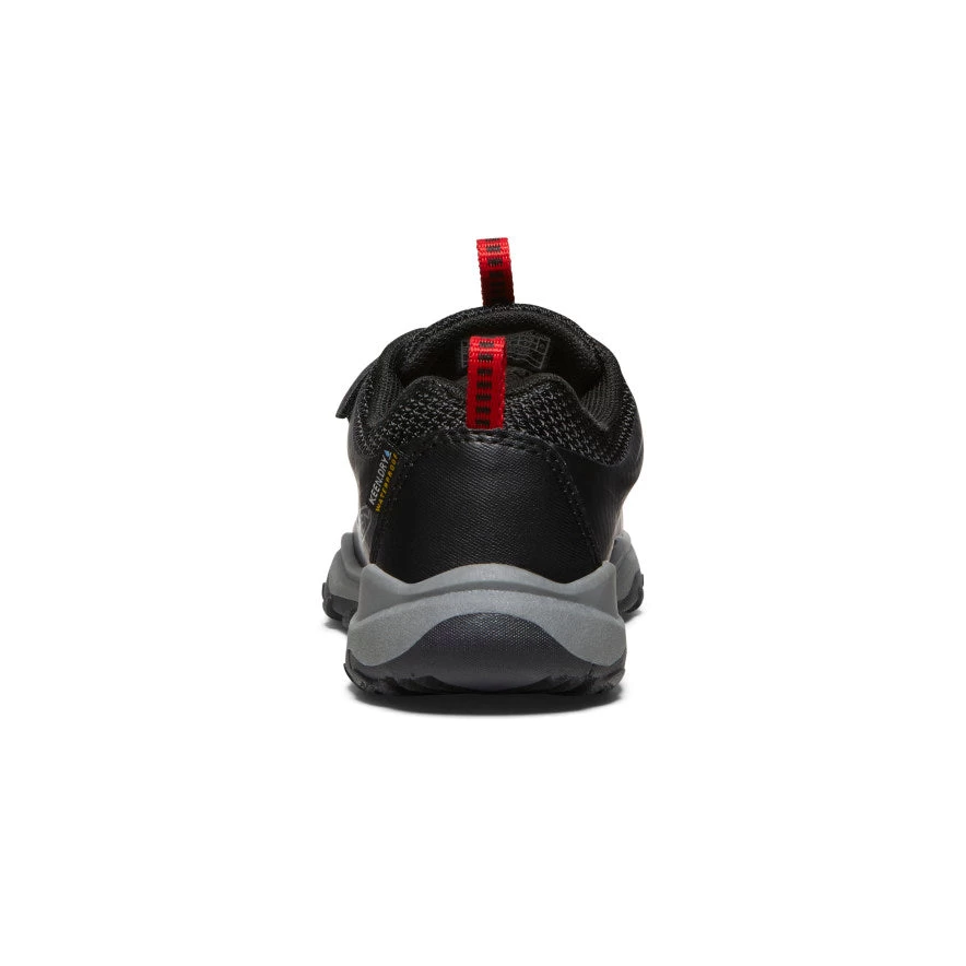 Keen Little Kids' Wanduro Waterproof Shoe | Black/Ribbon Red - Image 5