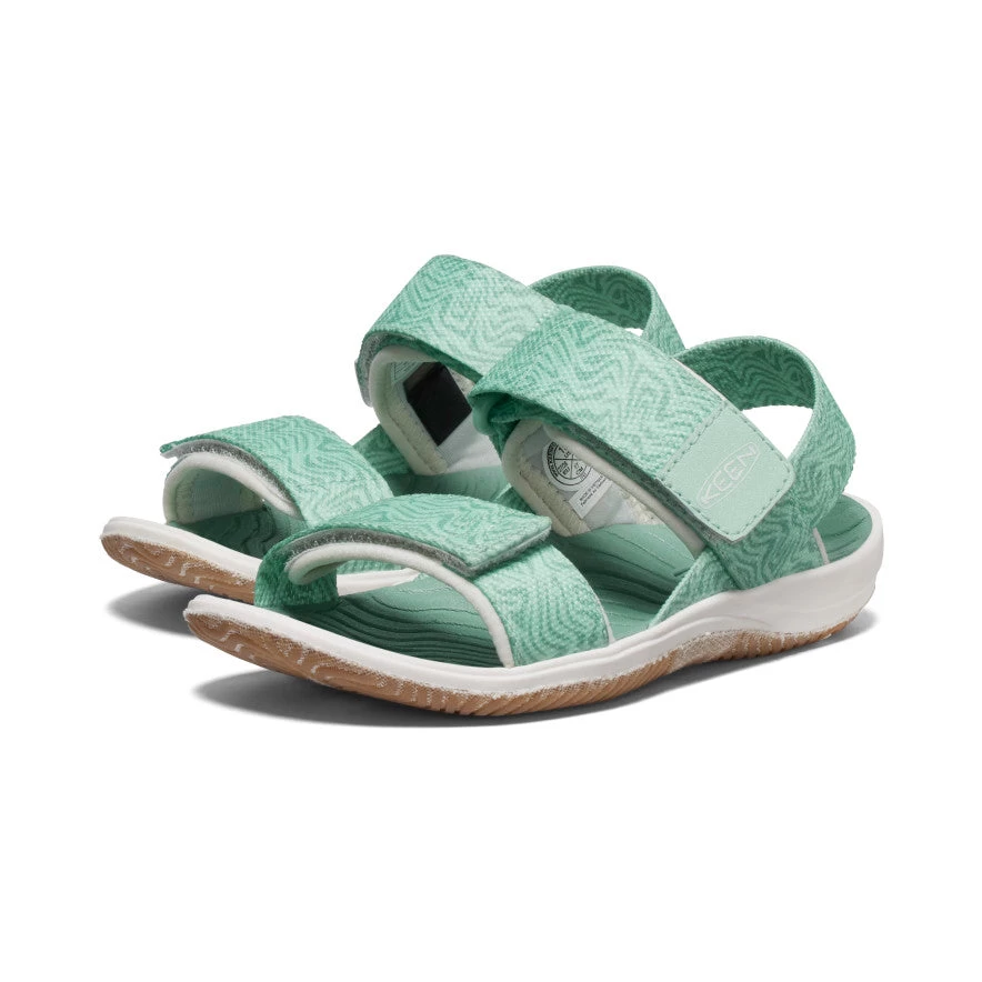 Keen Little Kids' Elle Backstrap | Lichen/Star White - Image 2