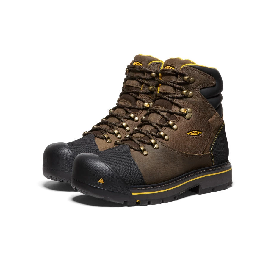 Keen Men's Milwaukee 6" (Steel Toe) | Slate Black - Image 2