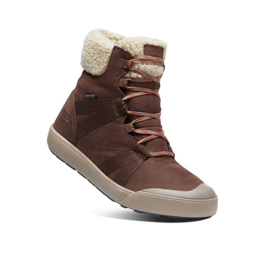 Keen Women's Elle Winter Waterproof Boot | Chestnut/Red Clay - Image 3