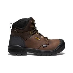 Keen Men's Independence 6" Waterproof Boot (Soft Toe) | Dark Earth/Black