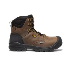 Keen Men's Independence 6" Waterproof Boot (Carbon-Fiber Toe) | Dark Earth/Black