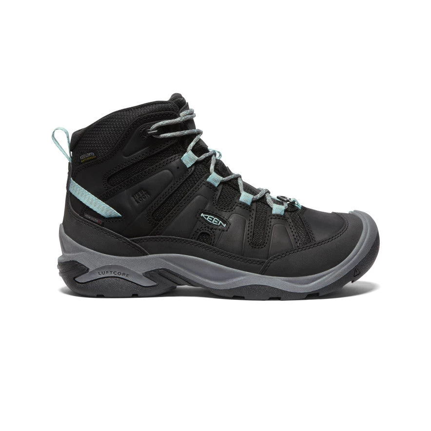 Keen Women's Circadia Polar Waterproof Boot | Black/Cloud Blue