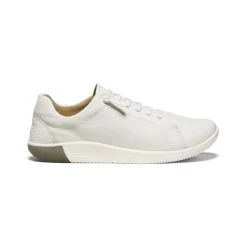 Keen Women's KNX Leather Sneaker | Star White/Star White