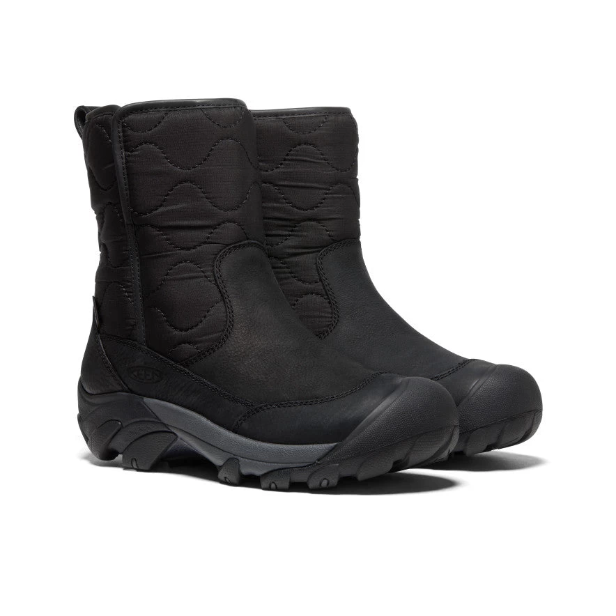 Keen Women's Betty Waterproof Pull-On Boot | Black/Black - Image 2