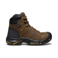 Keen Men's Mt Vernon 6" Waterproof Boot (Soft Toe) | Cascade Brown