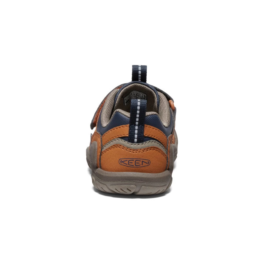 Little Kids' Knotch Peak Sneaker | KEEN Maple/Sky Captain - Image 5