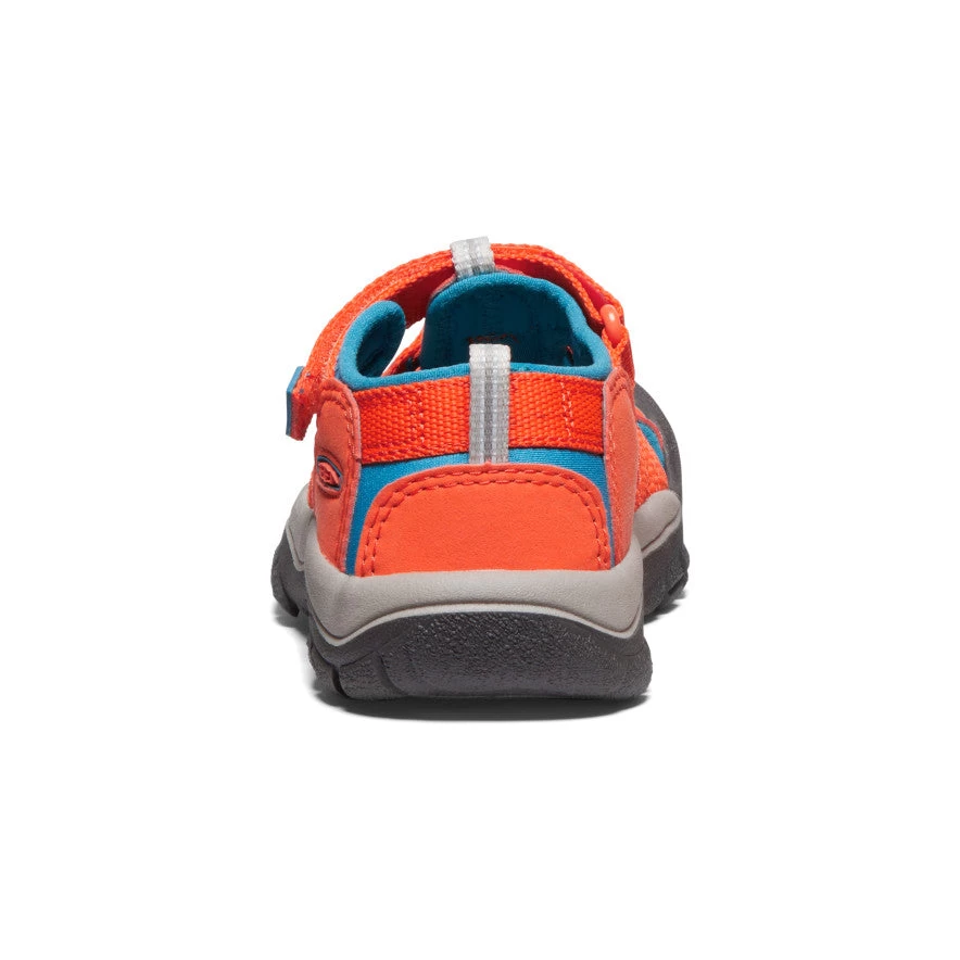 Keen Little Kids' Newport H2 | Safety Orange/Fjord Blue - Image 5