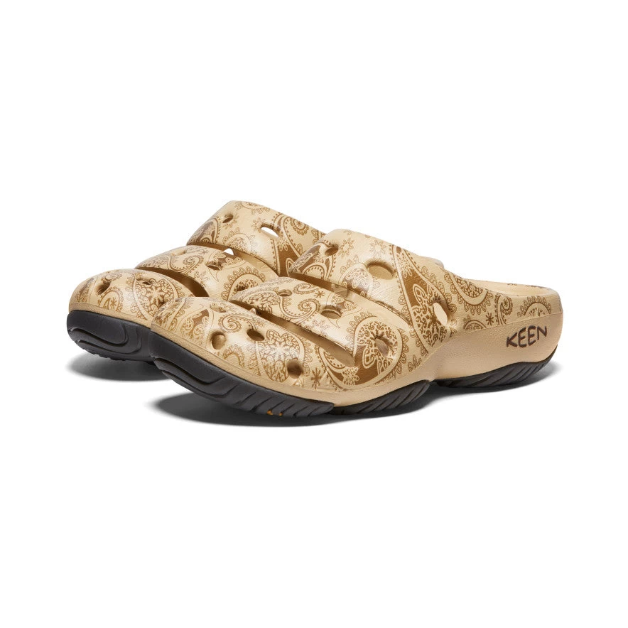 Keen Women's Yogui Arts Clog X THC | Caffe Latte Paisley - Image 2