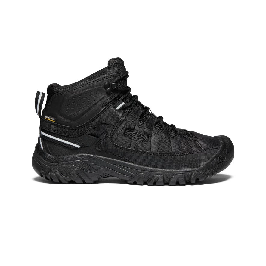 Keen Men's Targhee EXP Waterproof Mid | Black/Black