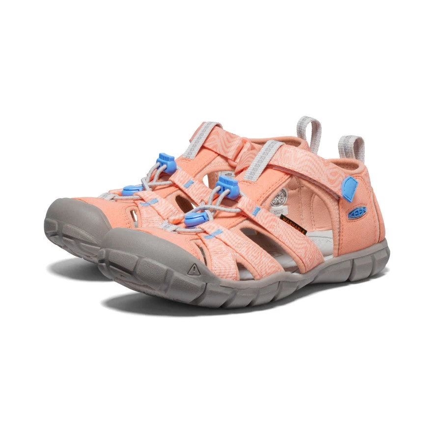 Keen Big Kids' Seacamp II CNX | Papaya Punch/Marina - Image 2