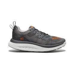 Keen Men's WK400 Walking Shoe | Steel Grey/Scarlet Ibis