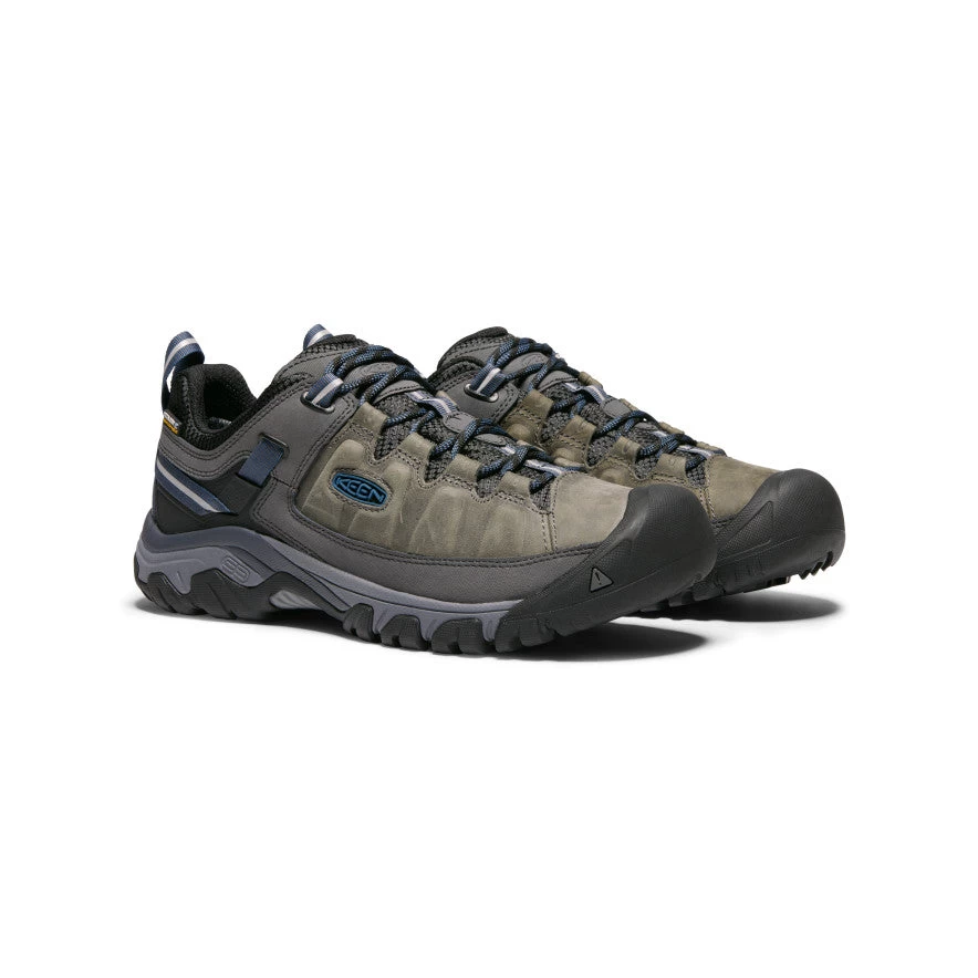 Keen Men's Targhee III Waterproof | Steel Grey/Captain's Blue - Image 2