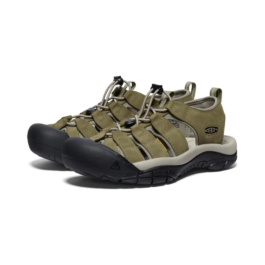 Keen Men's Newport Leather | Martini Olive/Brindle - Image 2