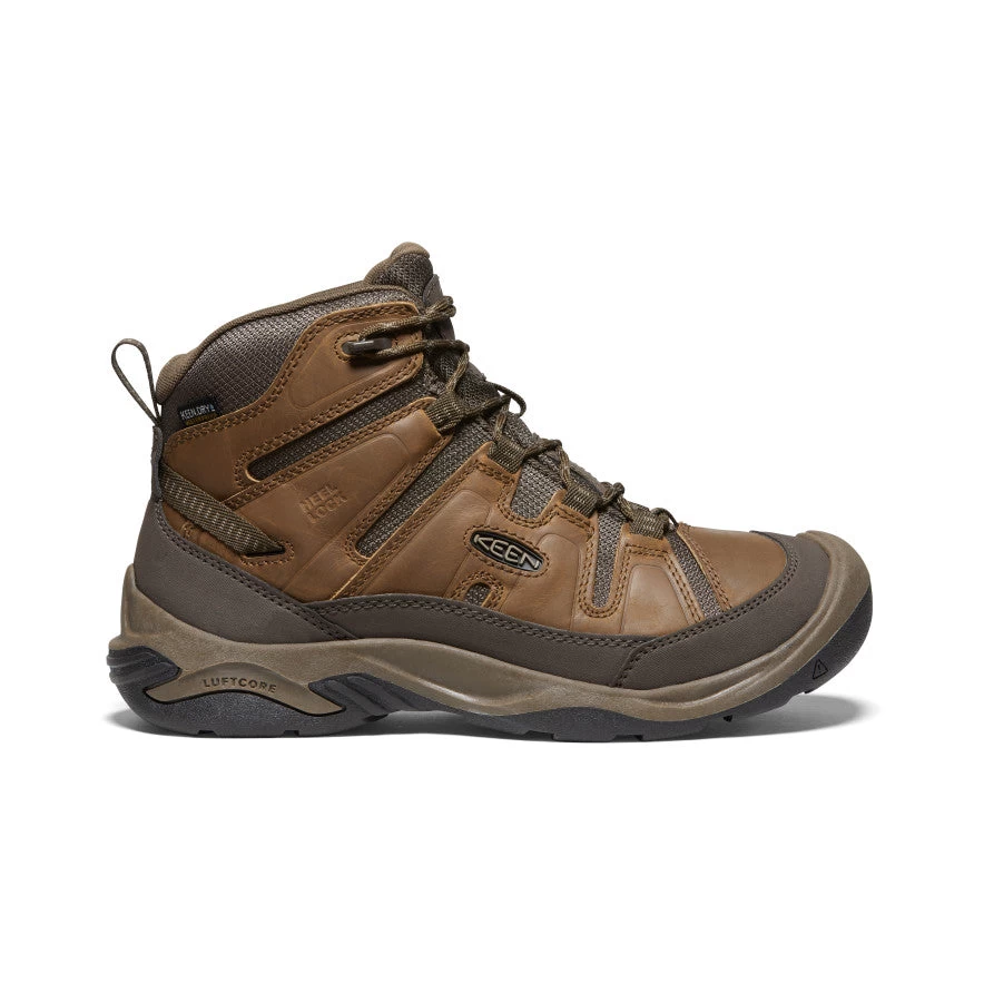 Keen Men's Circadia Waterproof Boot Wide | Bison/Brindle