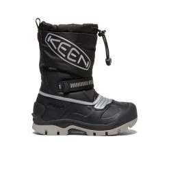 Keen Little Kids' Snow Troll Waterproof Boot | Black/Silver