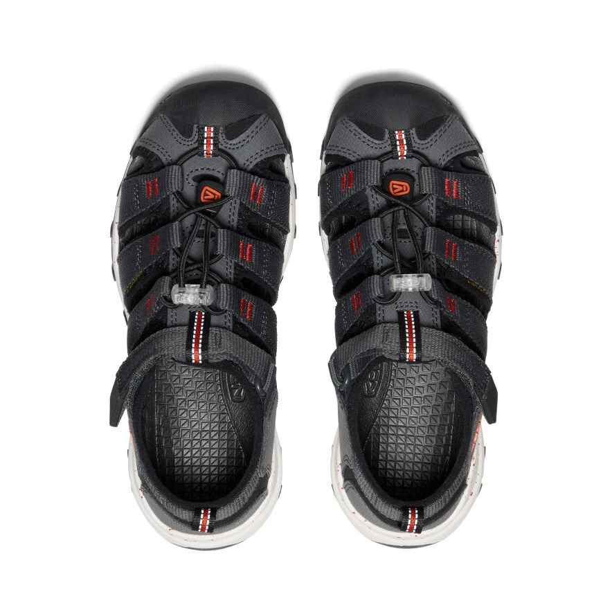 Keen Big Kids' Newport Neo H2 | Magnet/Spicy Orange - Image 4