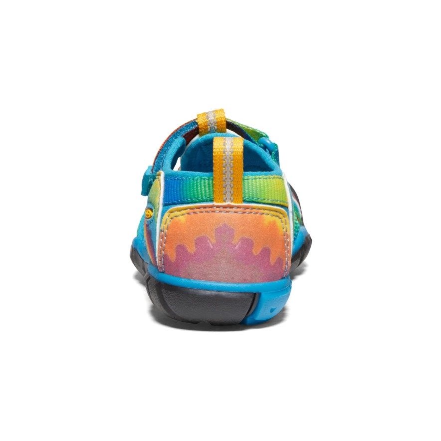 Keen Little Kids' Seacamp II CNX | Vivid Blue/Original Tie Dye - Image 5