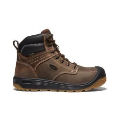 Keen Men's Fort Wayne 6" Waterproof (Carbon-Fiber Toe) | Dark Earth/Gum