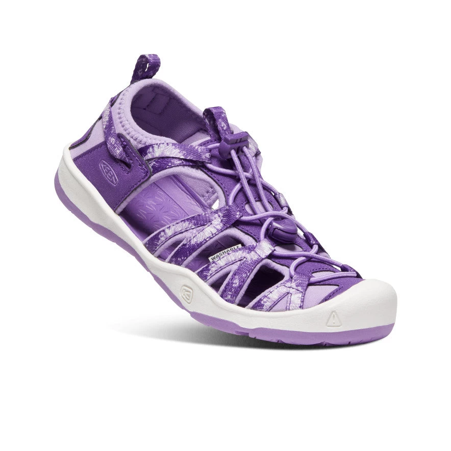 Keen Big Kids' Moxie Sandal | Multi/English Lavender - Image 3