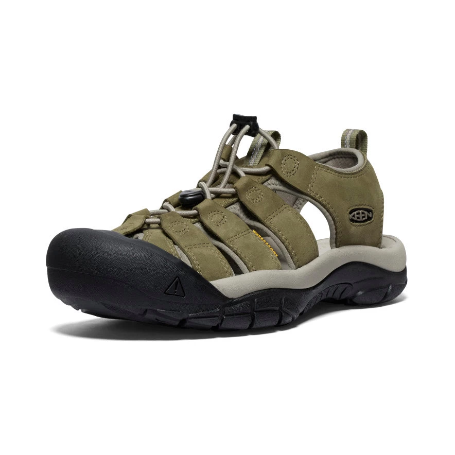 Keen Men's Newport Leather | Martini Olive/Brindle - Image 3