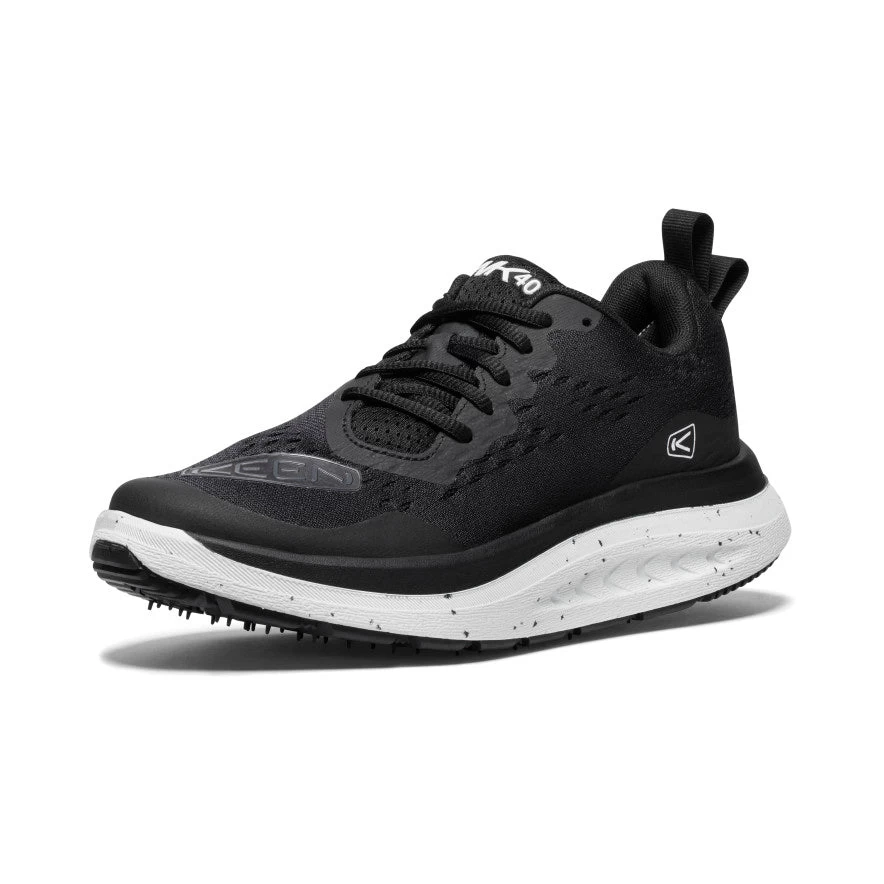 Keen Women's WK400 Walking Shoe | Black/White - Image 3