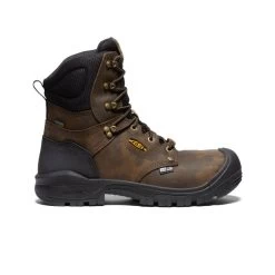 Keen Men's Independence 8" Waterproof Boot (Carbon Fiber Toe) | Dark Earth/Black