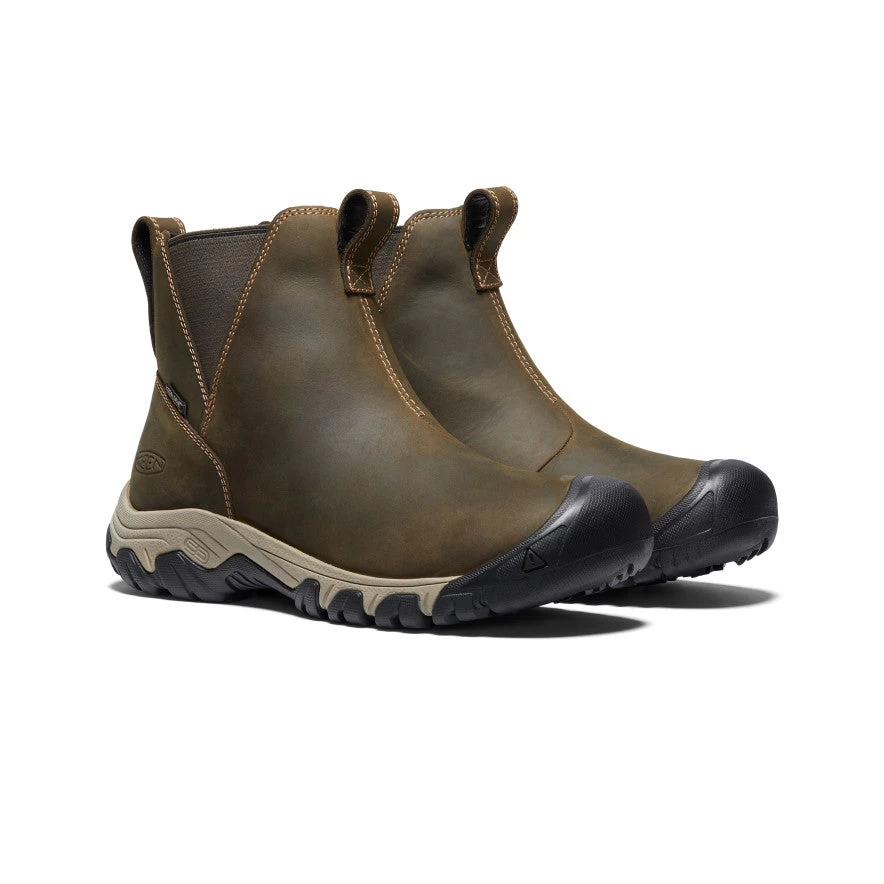 Keen Women's Greta Waterproof Chelsea | Olive/Timberwolf - Image 2