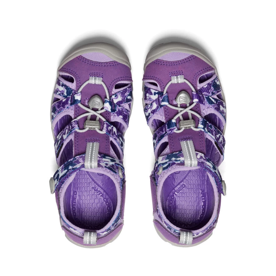 Keen Big Kids' Seacamp II CNX | Camo/Tillandsia Purple - Image 4