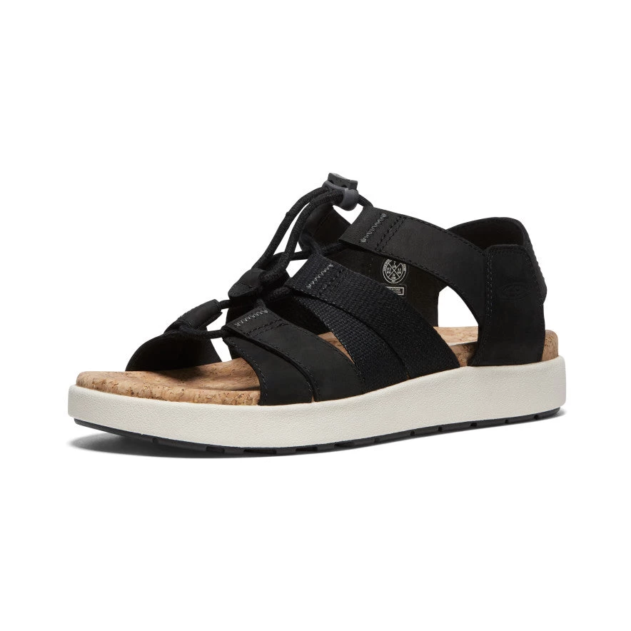 Keen Women's Elle Mixed Strap Sandal | Black/Birch - Image 3