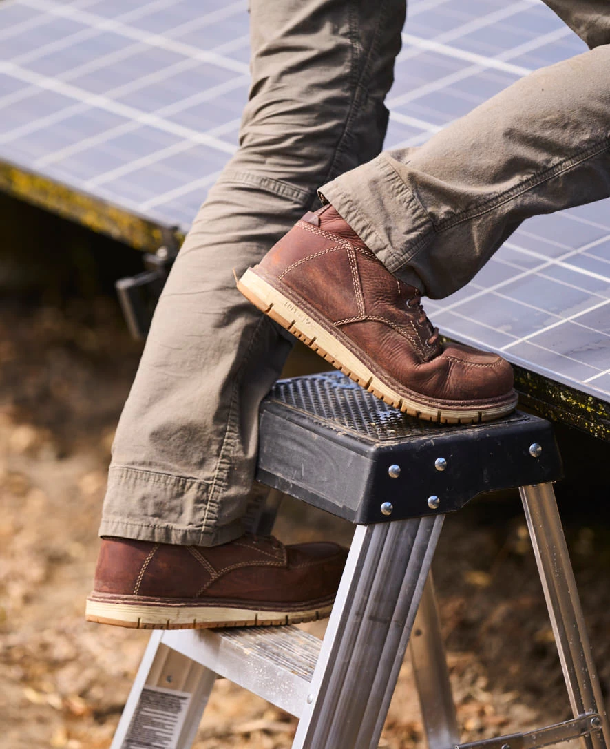 Keen Women's San Jose 6" Boot (Aluminum Toe) | Gingerbread/Gum - Image 7