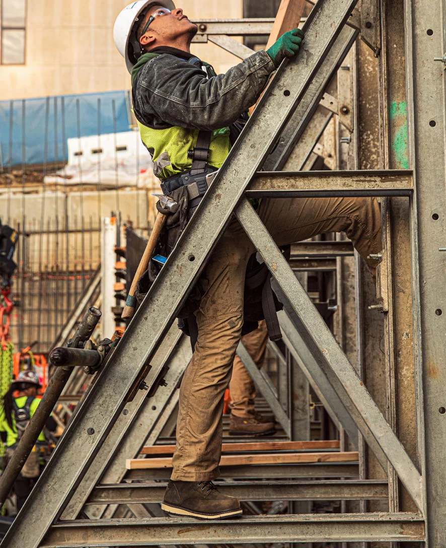 Keen Men's San Jose 6" Waterproof Boot (Aluminum Toe) | Cascade Brown/Black - Image 8